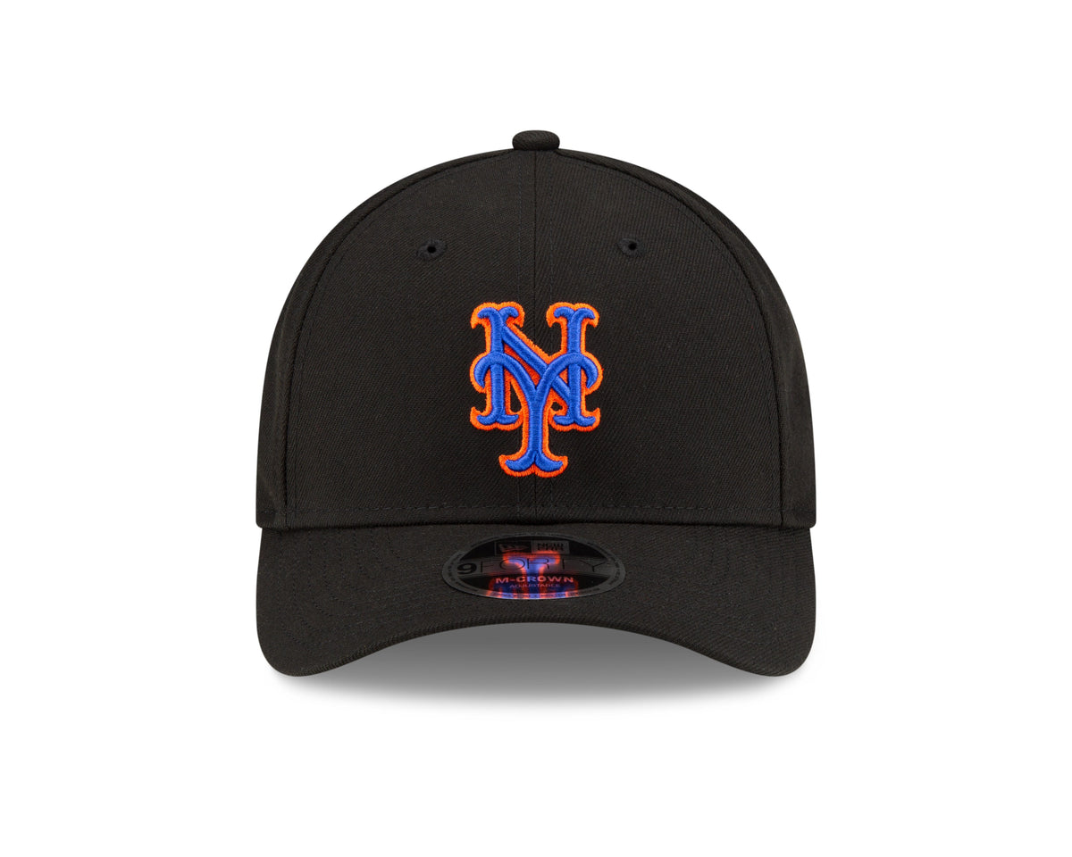 New York Mets Black Alternate 2 New Era Player Replica M-Crown 9FORTY Adjustable Hat product image 2, provided for visual