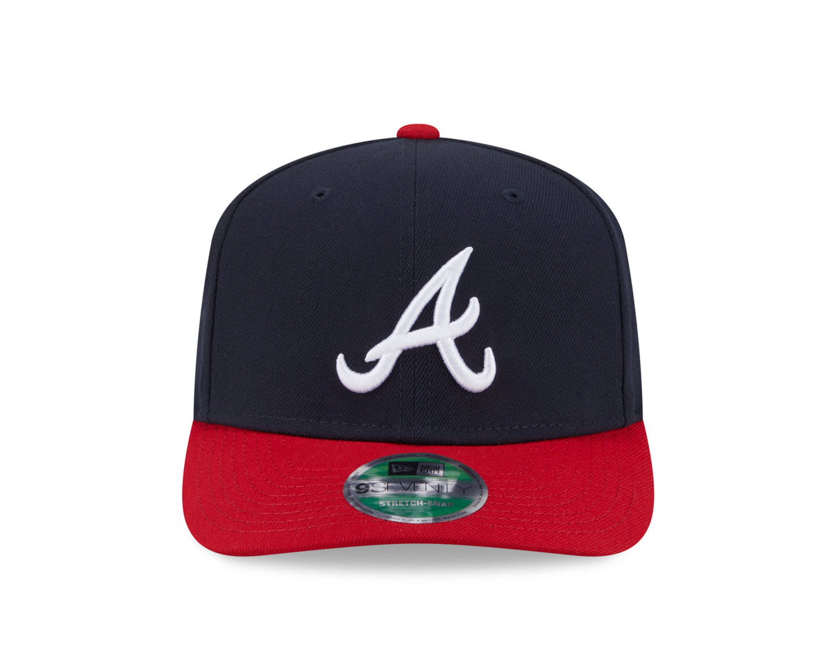 Atlanta Braves New Era Player Replica 9SEVENTY Stretch Snap Adjustable Hat product image 2, provided for visual reference