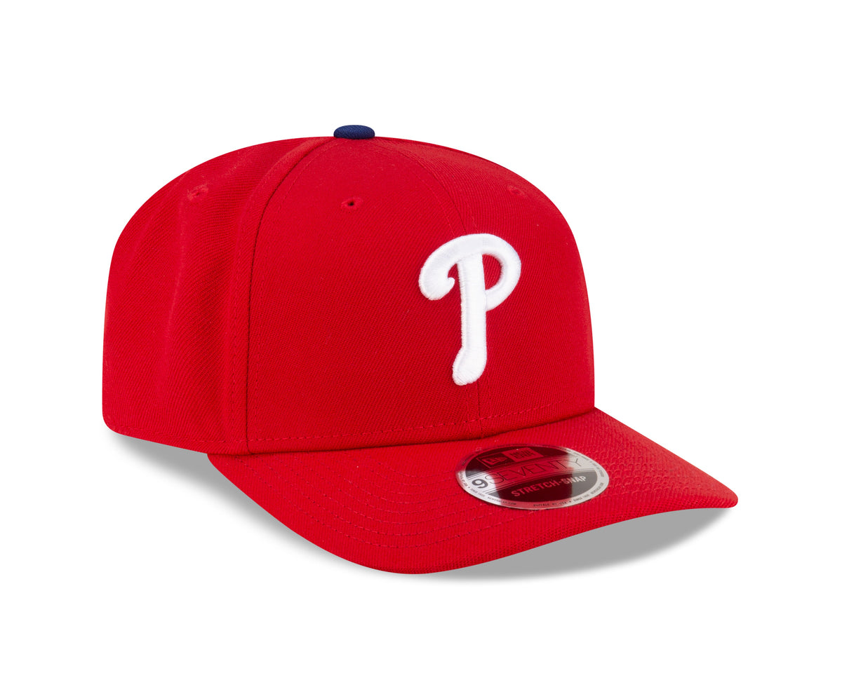 Philadelphia Phillies Red New Era Player Replica 9SEVENTY Stretch Snap Adjustable Hat product image 3, provided for visual