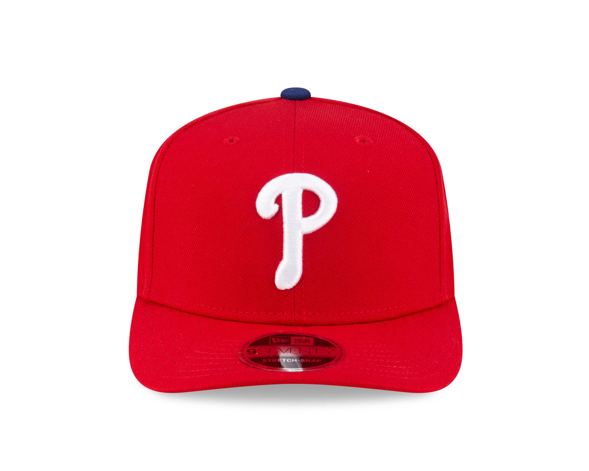 Philadelphia Phillies Red New Era Player Replica 9SEVENTY Stretch Snap Adjustable Hat product image 2, provided for visual