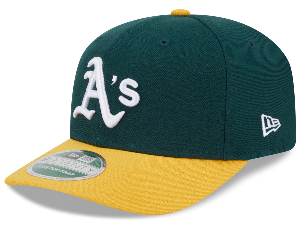 Athletics Green New Era Player Replica 9SEVENTY Stretch Snap Adjustable Hat product image 1, provided for visual reference
