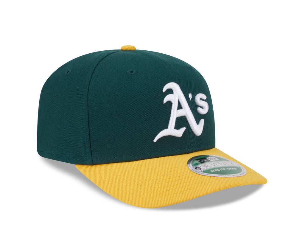 Athletics Green New Era Player Replica 9SEVENTY Stretch Snap Adjustable Hat product image 3, provided for visual reference
