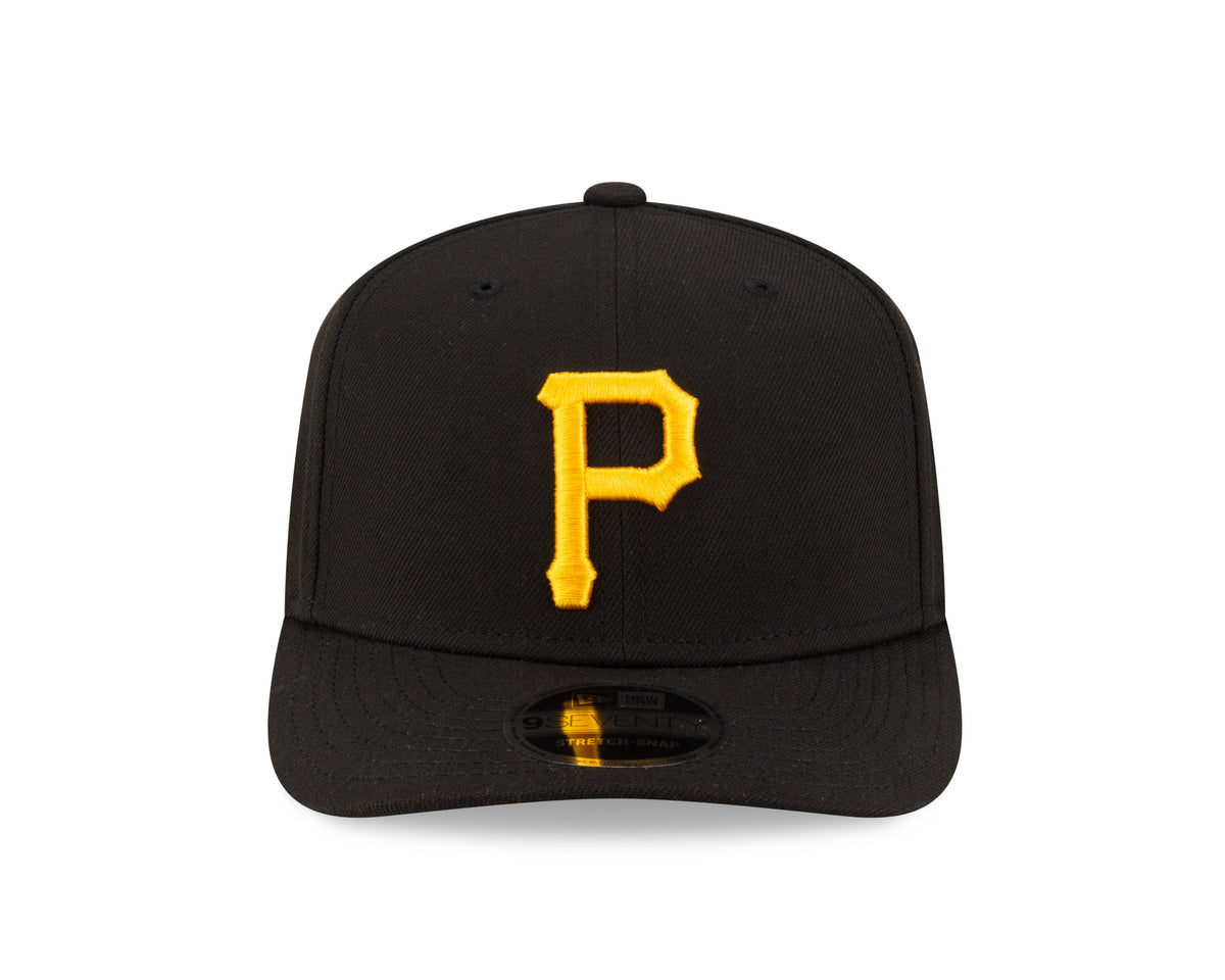 Pittsburgh Pirates Black New Era Player Replica 9SEVENTY Stretch Snap Adjustable Hat product image 2, provided for visual