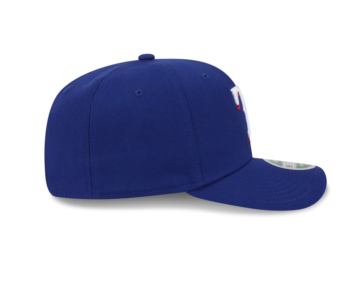 Texas Rangers Blue New Era Player Replica 9SEVENTY Stretch Snap Adjustable Hat product image 5, provided for visual