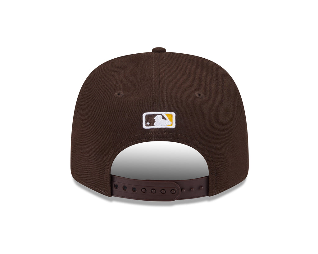 San Diego Padres Brown New Era Player Replica 9SEVENTY Stretch Snap Adjustable Hat product image 6, provided for visual