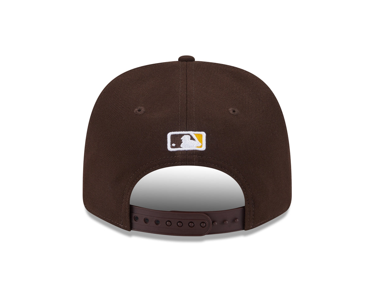 San Diego Padres Brown New Era Player Replica 9SEVENTY Stretch Snap Adjustable Hat product image 6, provided for visual