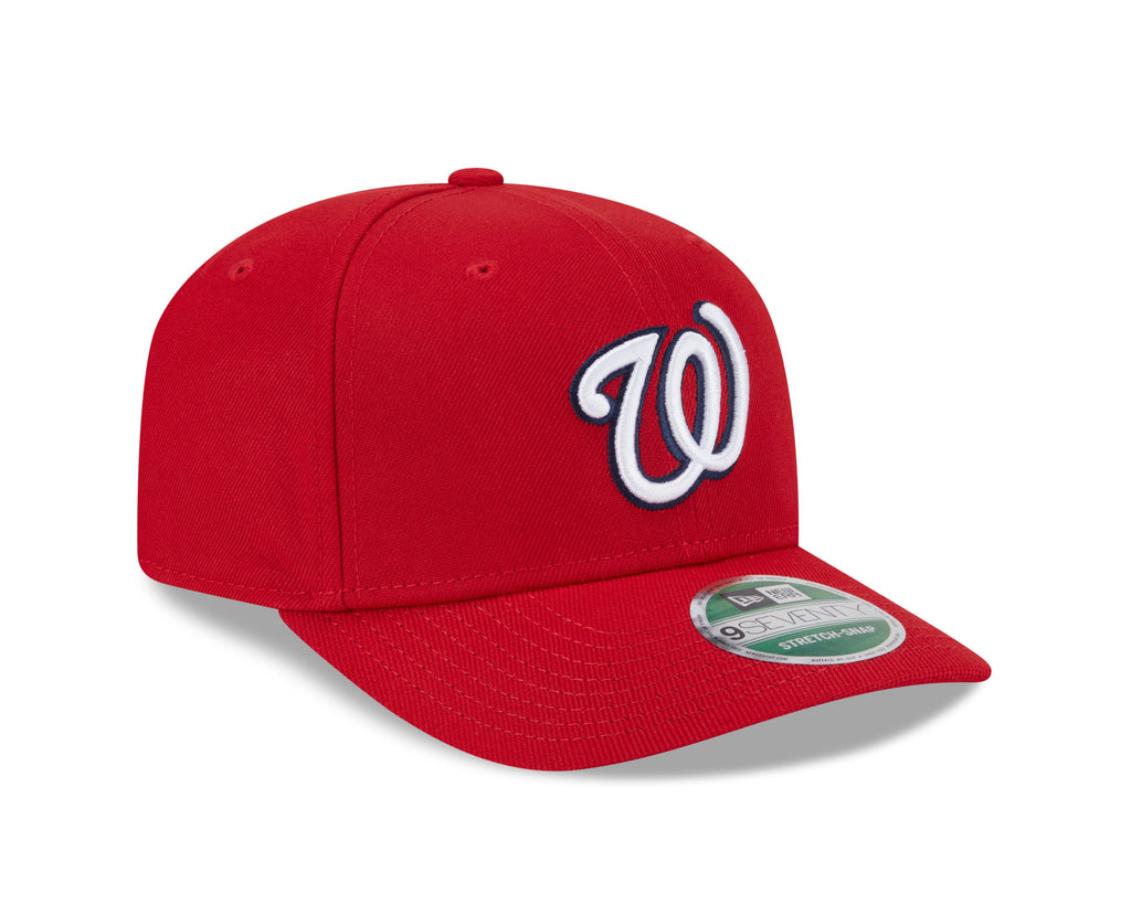 Washington Nationals Red New Era Player Replica 9SEVENTY Stretch Snap Adjustable Hat product image 3, provided for visual