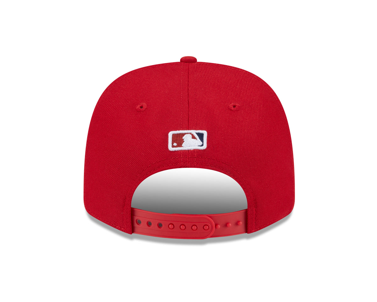 Washington Nationals Red New Era Player Replica 9SEVENTY Stretch Snap Adjustable Hat product image 6, provided for visual