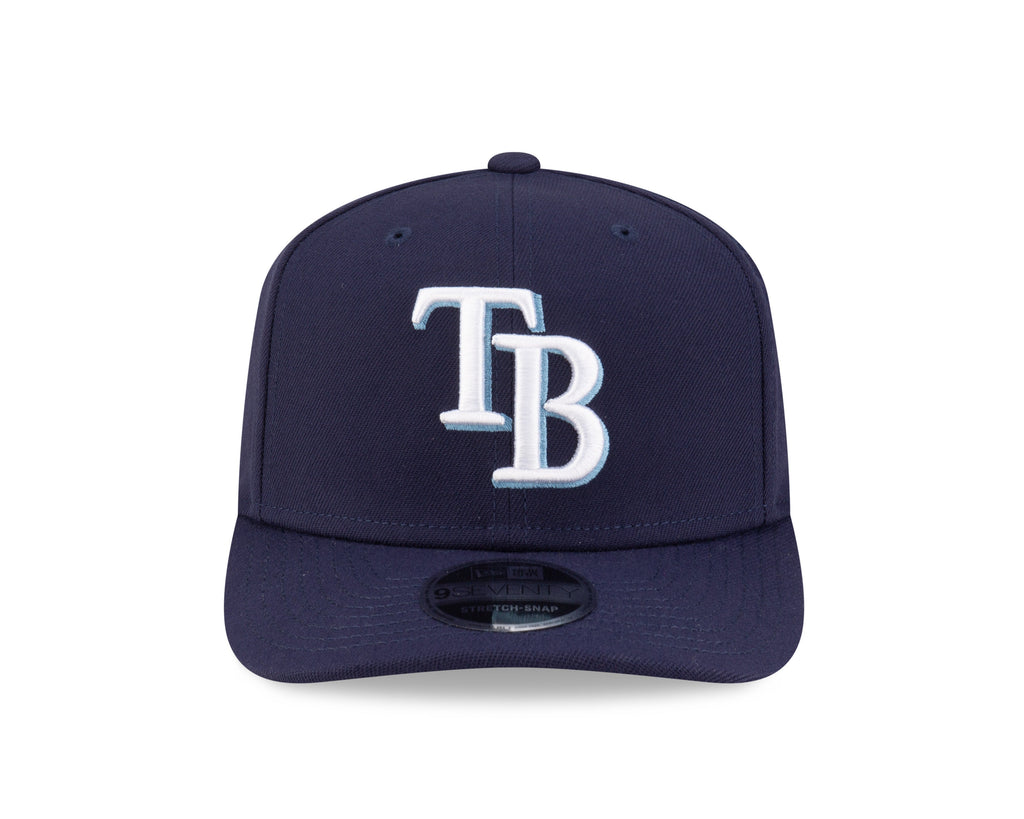 Tampa Bay Rays Navy New Era Player Replica 9SEVENTY Stretch Snap Adjustable Hat product image 2, provided for visual