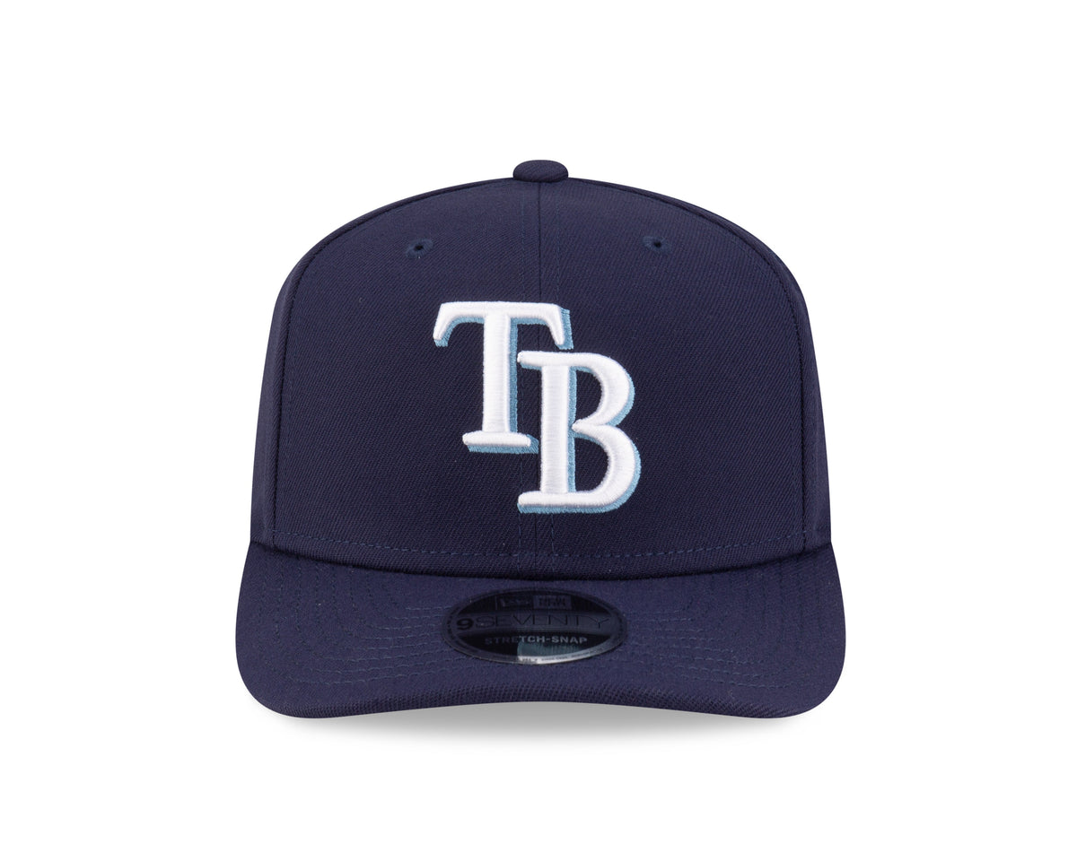 Tampa Bay Rays Navy New Era Player Replica 9SEVENTY Stretch Snap Adjustable Hat product image 2, provided for visual
