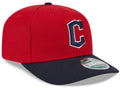 Cleveland Guardians Red/Navy New Era Player Replica 9SEVENTY Stretch Snap Adjustable Hat product image 1, provided for