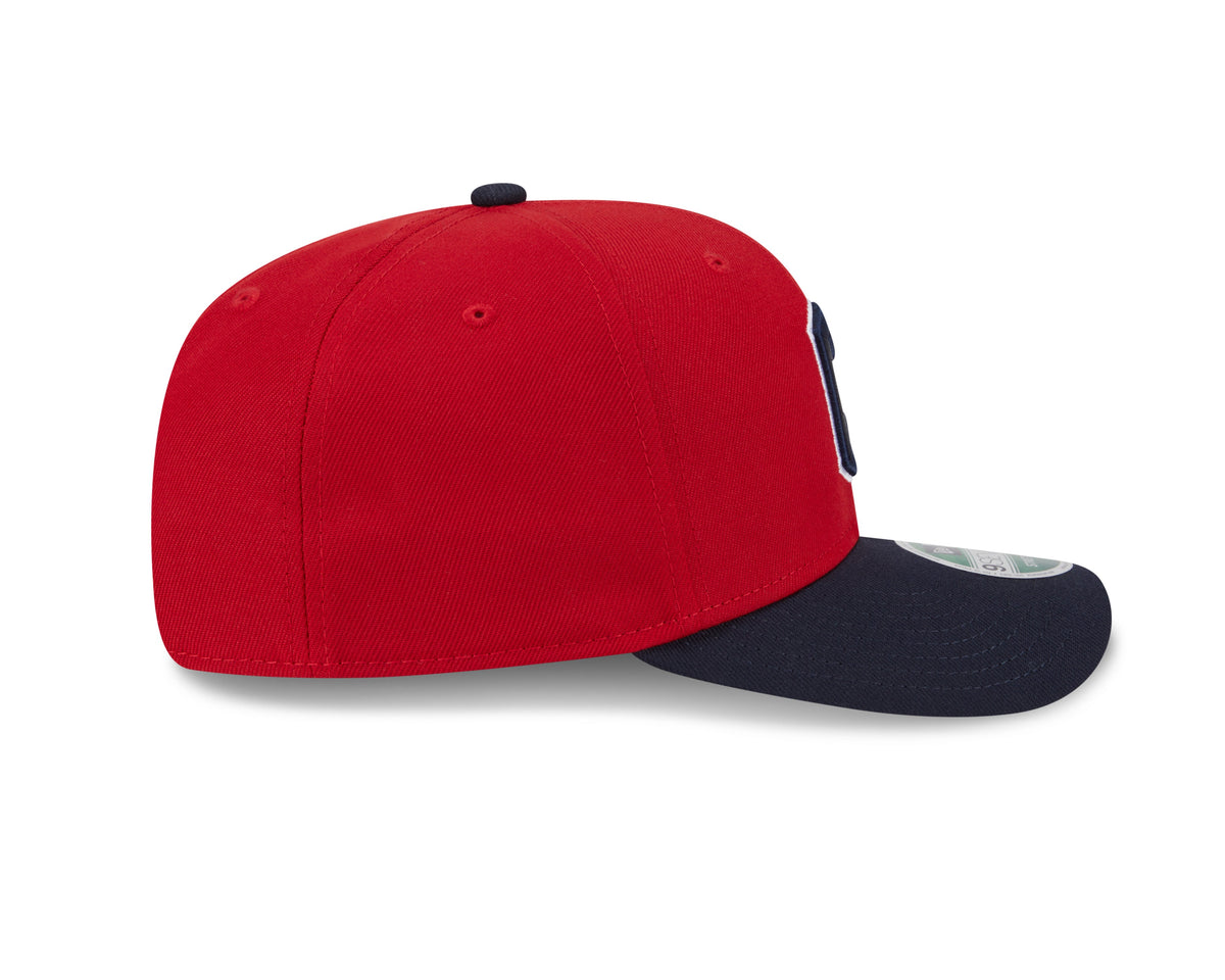 Cleveland Guardians Red/Navy New Era Player Replica 9SEVENTY Stretch Snap Adjustable Hat product image 3, provided for