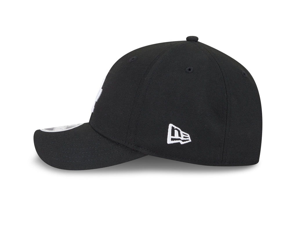 Los Angeles Dodgers Black and White New Era M-Crown 9FORTY Adjustable Hat product image 7, provided for visual reference and