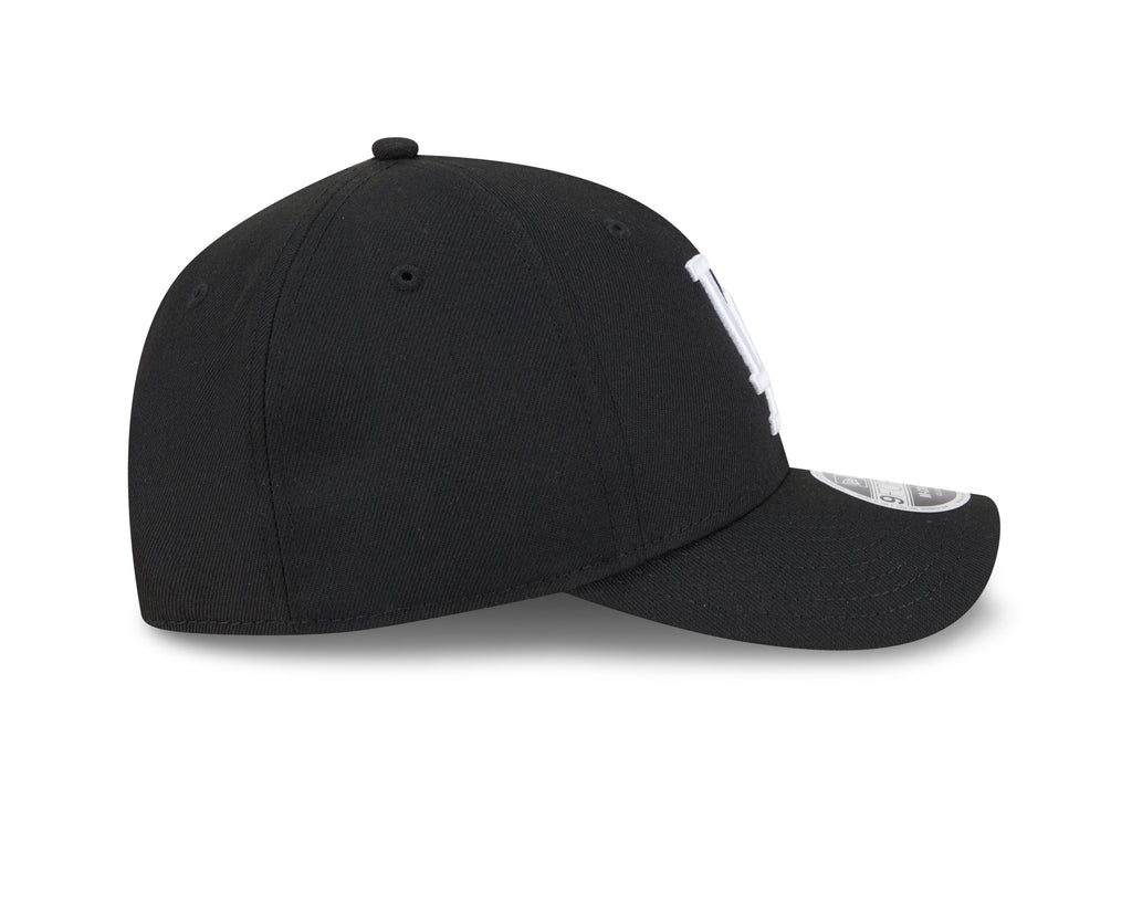 Los Angeles Dodgers Black and White New Era M-Crown 9FORTY Adjustable Hat product image 6, provided for visual reference and