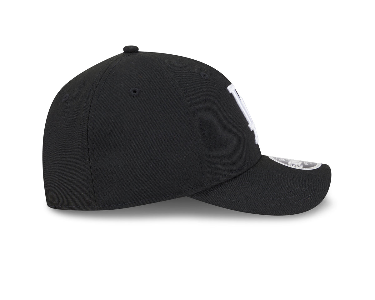 Los Angeles Dodgers Black and White New Era M-Crown 9FORTY Adjustable Hat product image 6, provided for visual reference and