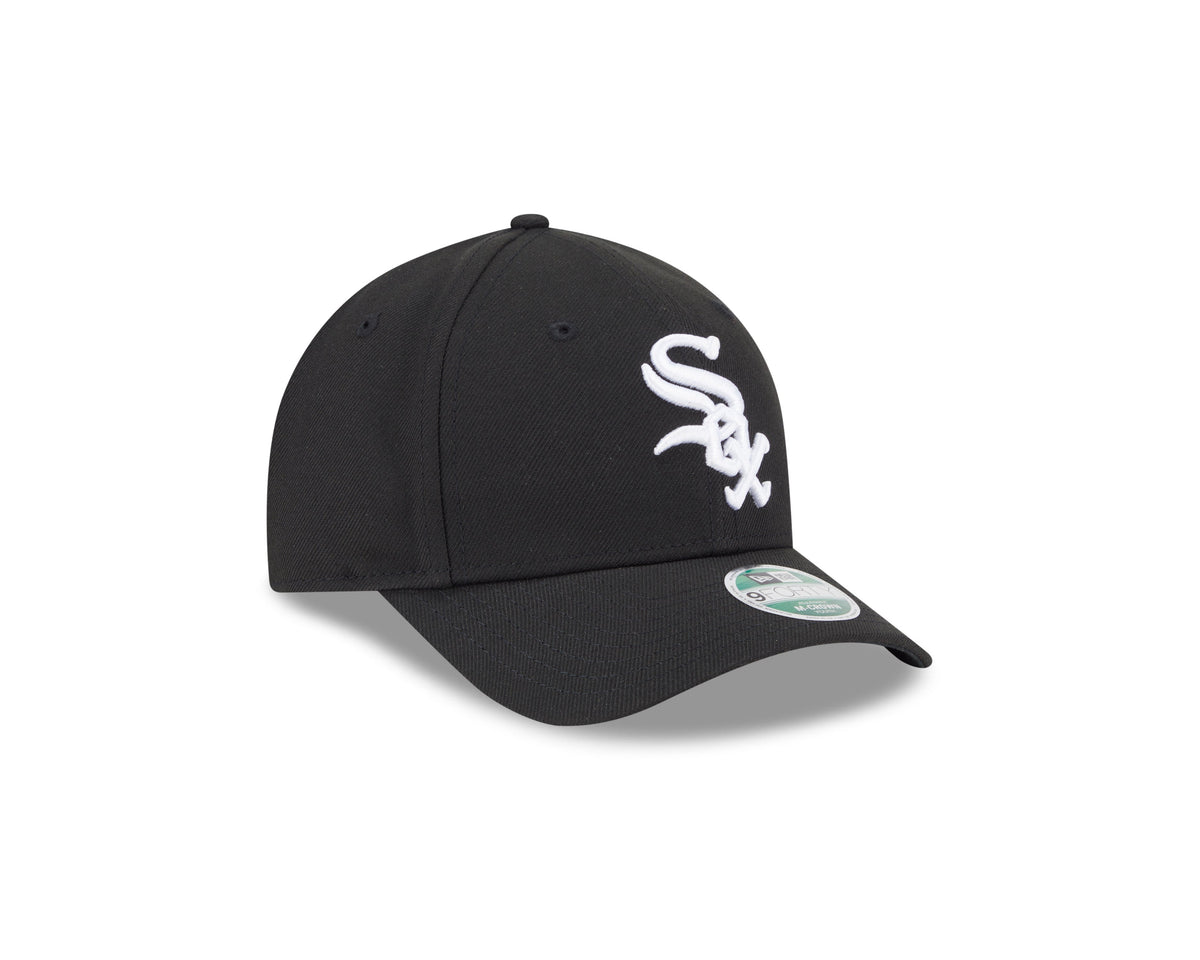 Youth White Sox Black New Era Player Replica M-Crown 9FORTY Adjustable Hat product image 3, provided for visual reference