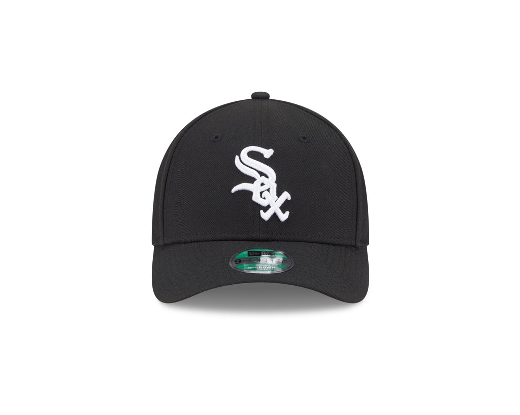 Youth White Sox Black New Era Player Replica M-Crown 9FORTY Adjustable Hat product image 2, provided for visual reference
