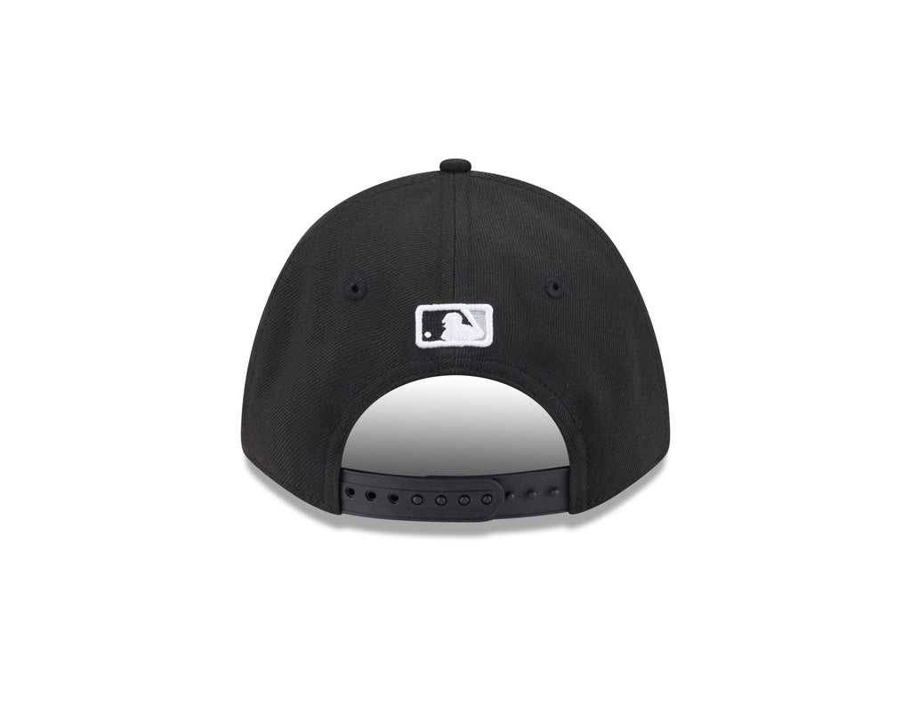 Youth White Sox Black New Era Player Replica M-Crown 9FORTY Adjustable Hat product image 6, provided for visual reference