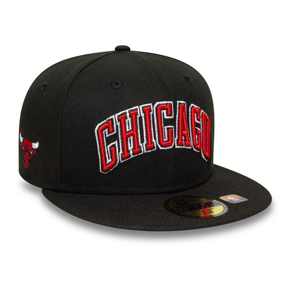 Chicago Bulls New Era 2024 Statement Edition Official Black 59FIFTY Fitted Hat product image 3, provided for visual