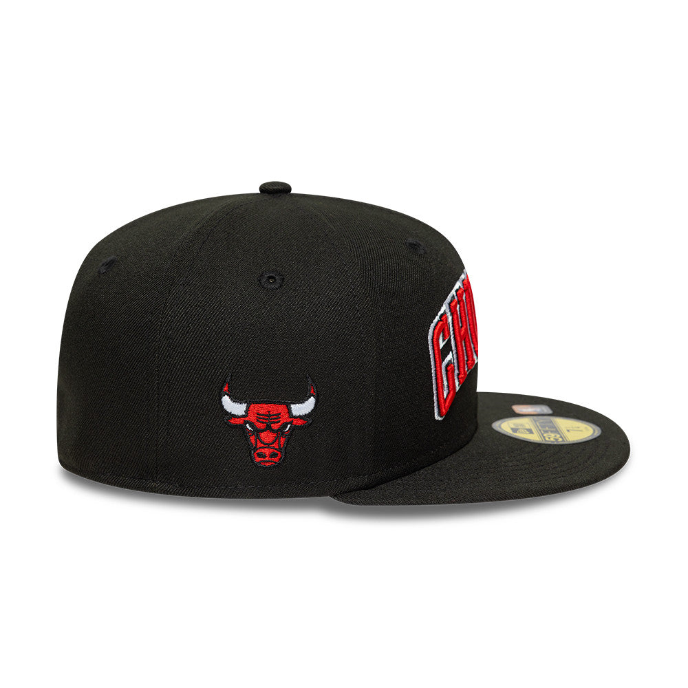 Chicago Bulls New Era 2024 Statement Edition Official Black 59FIFTY Fitted Hat product image 8, provided for visual