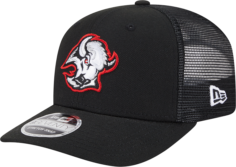 Buffalo Sabres New Era Black Alternate New Era 9SEVENTY Trucker Hat for Men product image 1, provided for visual reference