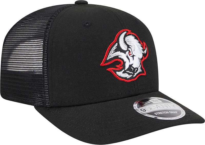 Buffalo Sabres New Era Black Alternate New Era 9SEVENTY Trucker Hat for Men product image 3, provided for visual reference