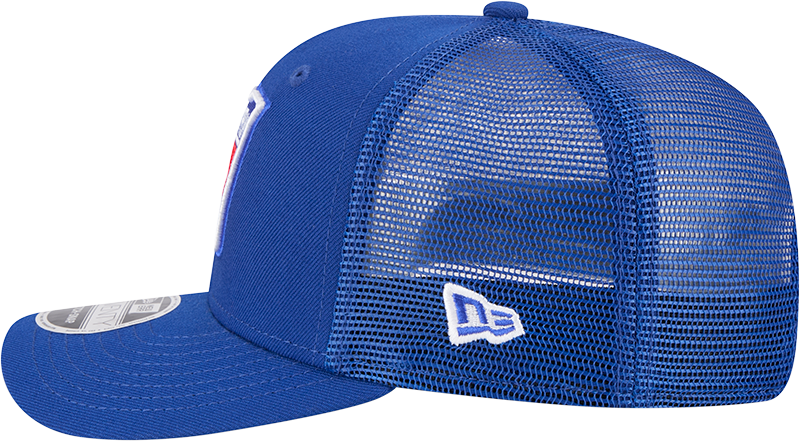 New York Rangers New Era Royal New Era 9SEVENTY Trucker Hat for Men product image 4, provided for visual reference and