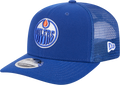 Edmonton Oilers New Era Royal 9SEVENTY Trucker Adjustable Hat product image 1, provided for visual reference and product