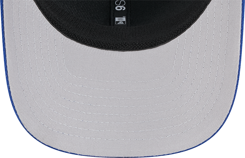 Edmonton Oilers New Era Royal 9SEVENTY Trucker Adjustable Hat product image 7, provided for visual reference and product