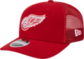 Detroit Red Wings New Era Red New Era 9SEVENTY Trucker Hat for Men product image 1, provided for visual reference and