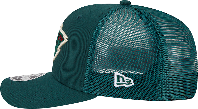Minnesota Wild New Era Green New Era 9SEVENTY Trucker Hat for Men product image 4, provided for visual reference and product