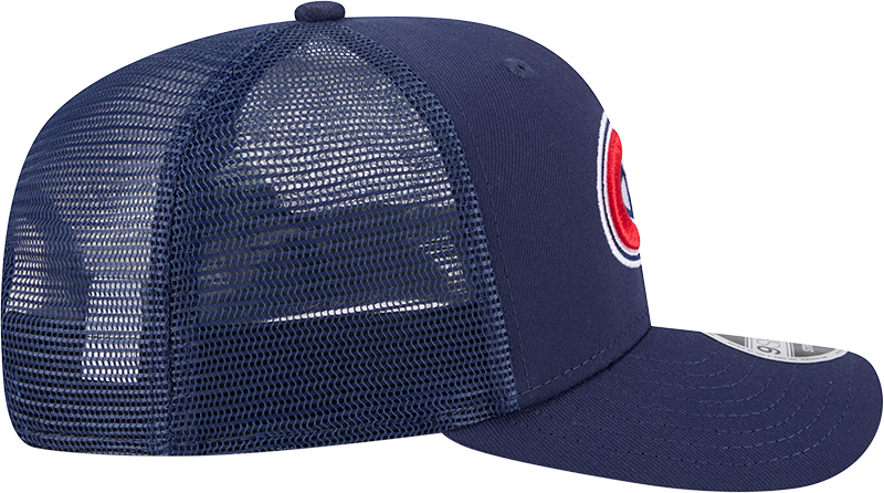 Montreal Canadiens New Era Navy New Era 9SEVENTY Trucker Hat for Men product image 5, provided for visual reference and