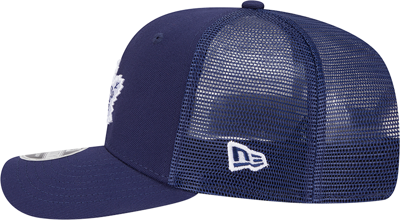 Toronto Maple Leafs New Era Navy New Era 9SEVENTY Trucker Hat for Men product image 4, provided for visual reference and