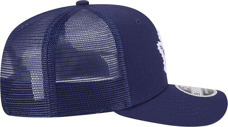 Toronto Maple Leafs New Era Navy New Era 9SEVENTY Trucker Hat for Men product image 5, provided for visual reference and
