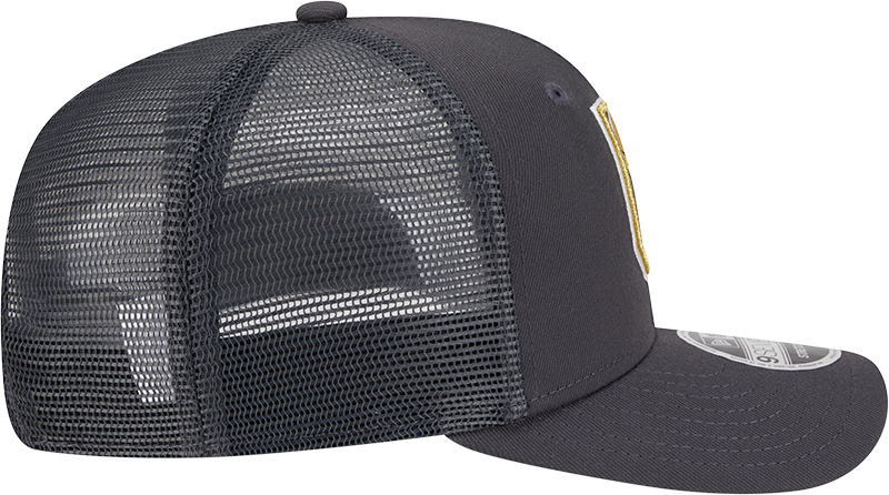 Vegas Golden Knights New Era Gray New Era 9SEVENTY Trucker Hat for Men product image 5, provided for visual reference and