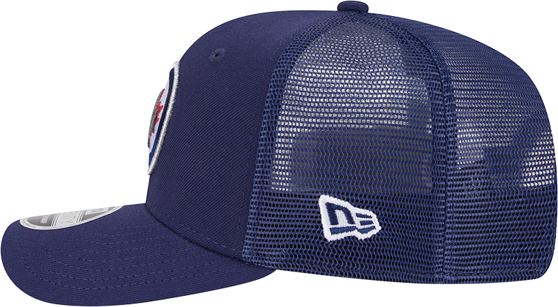 Winnipeg Jets New Era Navy New Era 9SEVENTY Trucker Hat for Men product image 4, provided for visual reference and product