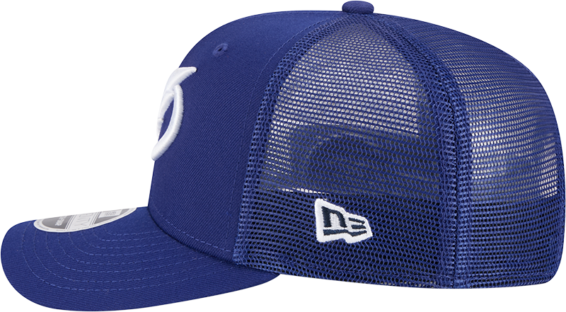 Tampa Bay Lightning New Era Royal New Era 9SEVENTY Trucker Hat for Men product image 5, provided for visual reference and