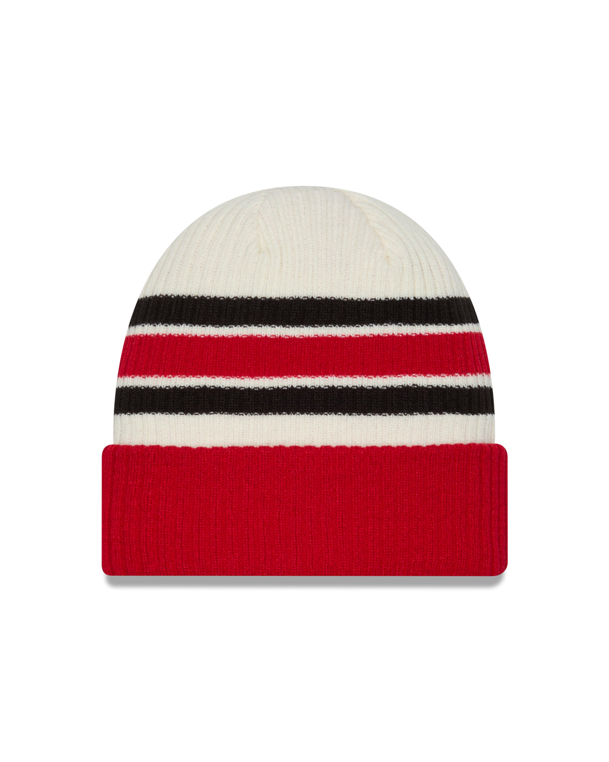 Chicago Blackhawks New Era Logo Red Vintage Cuffed Knit product image 2, provided for visual reference and product detail