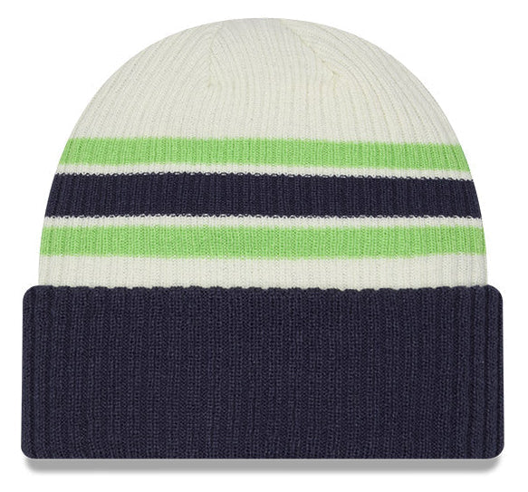 Seattle Seahawks New Era Knit Classic Cuffed Knit product image 2, provided for visual reference and product detail review