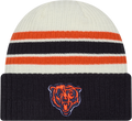 Chicago Bears New Era Vintage Cuffed Knit Hat product image 1, provided for visual reference and product detail review