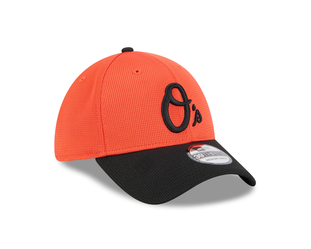 Baltimore Orioles New Era Orange 2025 Spring Training 39THIRTY Flex-Fit Hat for Men product image 3, provided for visual