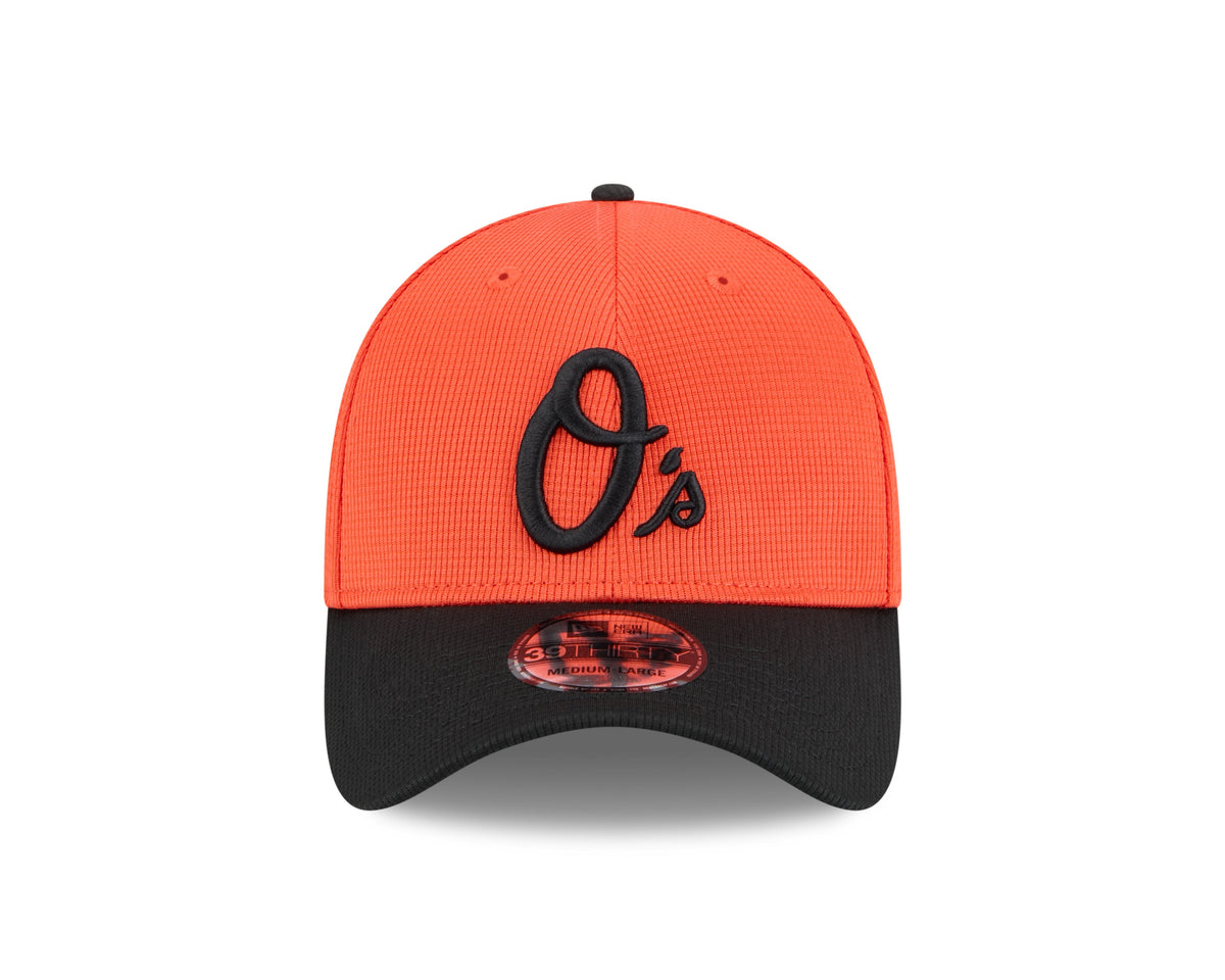 Baltimore Orioles New Era Orange 2025 Spring Training 39THIRTY Flex-Fit Hat for Men product image 2, provided for visual