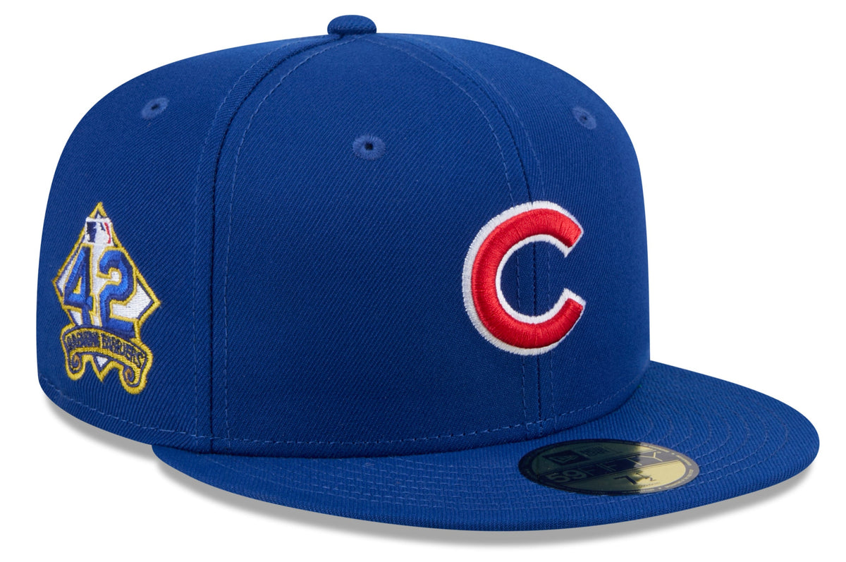 Chicago Cubs Jackie Robinson Day 25 New Era Black Game Authentic Collection On-Field 59FIFTY Fitted Hat product image 1,
