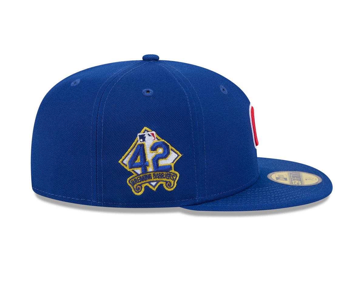 Chicago Cubs Jackie Robinson Day 25 New Era Black Game Authentic Collection On-Field 59FIFTY Fitted Hat product image 4,