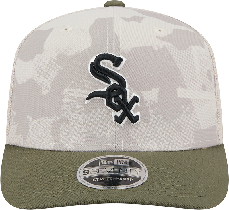 Chicago White Sox New Era Camo 2025 Armed Forces Day 9SEVENTY Trucker Hat product image 2, provided for visual reference and
