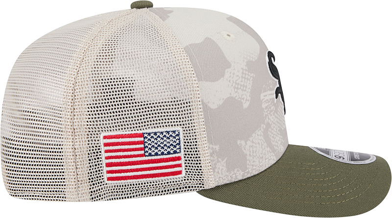 Chicago White Sox New Era Camo 2025 Armed Forces Day 9SEVENTY Trucker Hat product image 4, provided for visual reference and