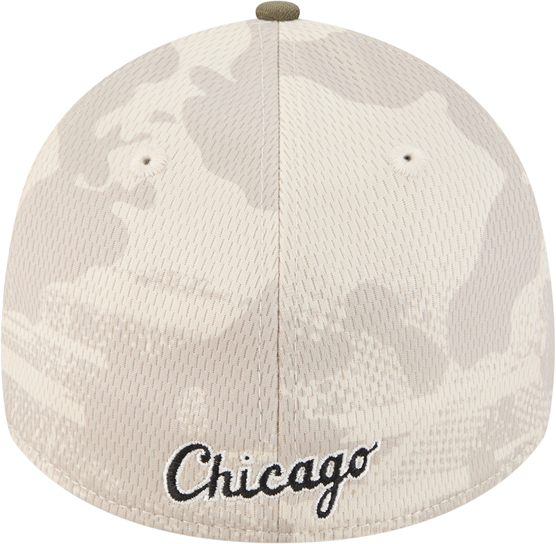Chicago White Sox Camo 2025 Armed Forces Day New Era 39THIRTY Flex Hat product image 7, provided for visual reference and