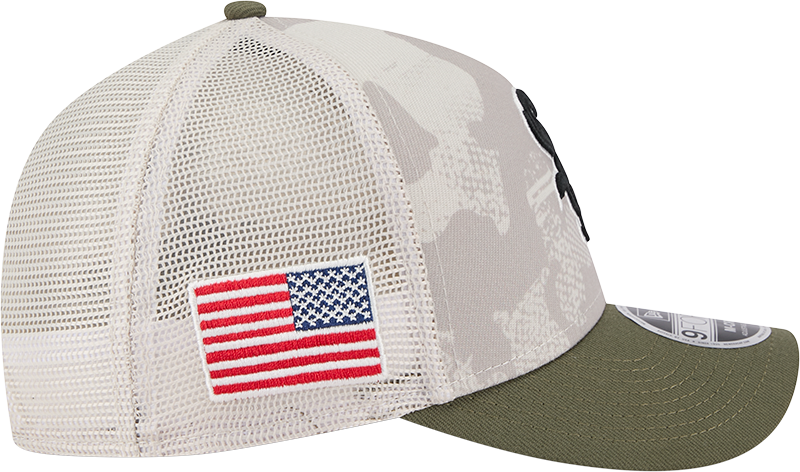 Chicago White Sox 2025 Armed Forces Day Camo New Era 9FORTY M-Crown Trucker Adjustable Hat product image 5, provided for