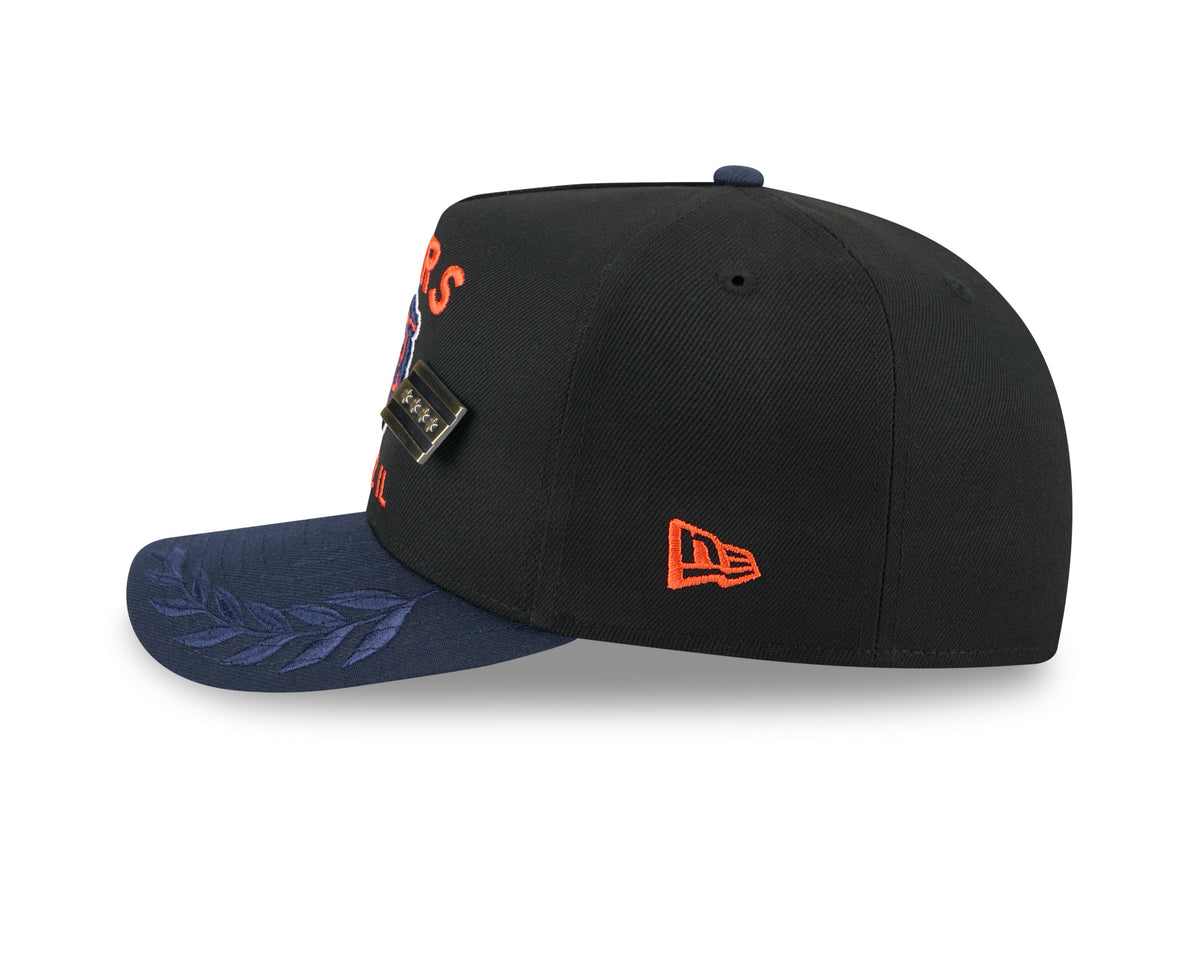 Chicago Bears New Era Black 2025 On Stage NFL Draft A-Frame 59FIFTY Fitted Hat for Men product image 6, provided for visual