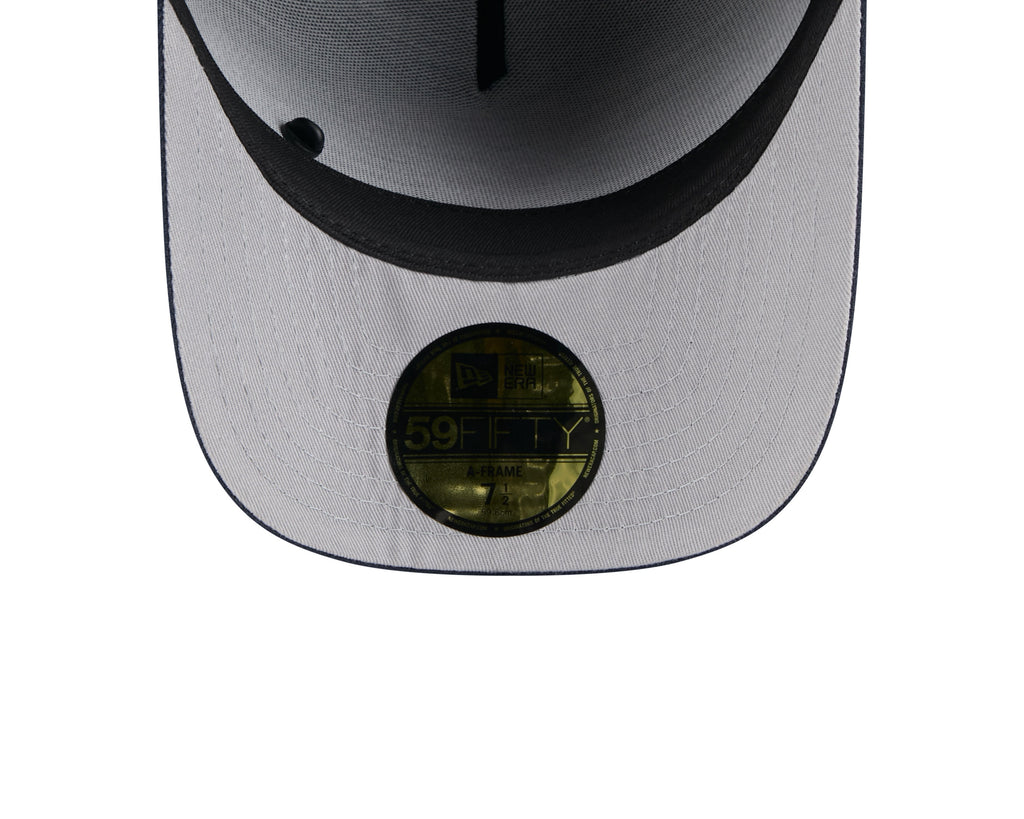 Chicago Bears New Era Black 2025 On Stage NFL Draft A-Frame 59FIFTY Fitted Hat for Men product image 3, provided for visual